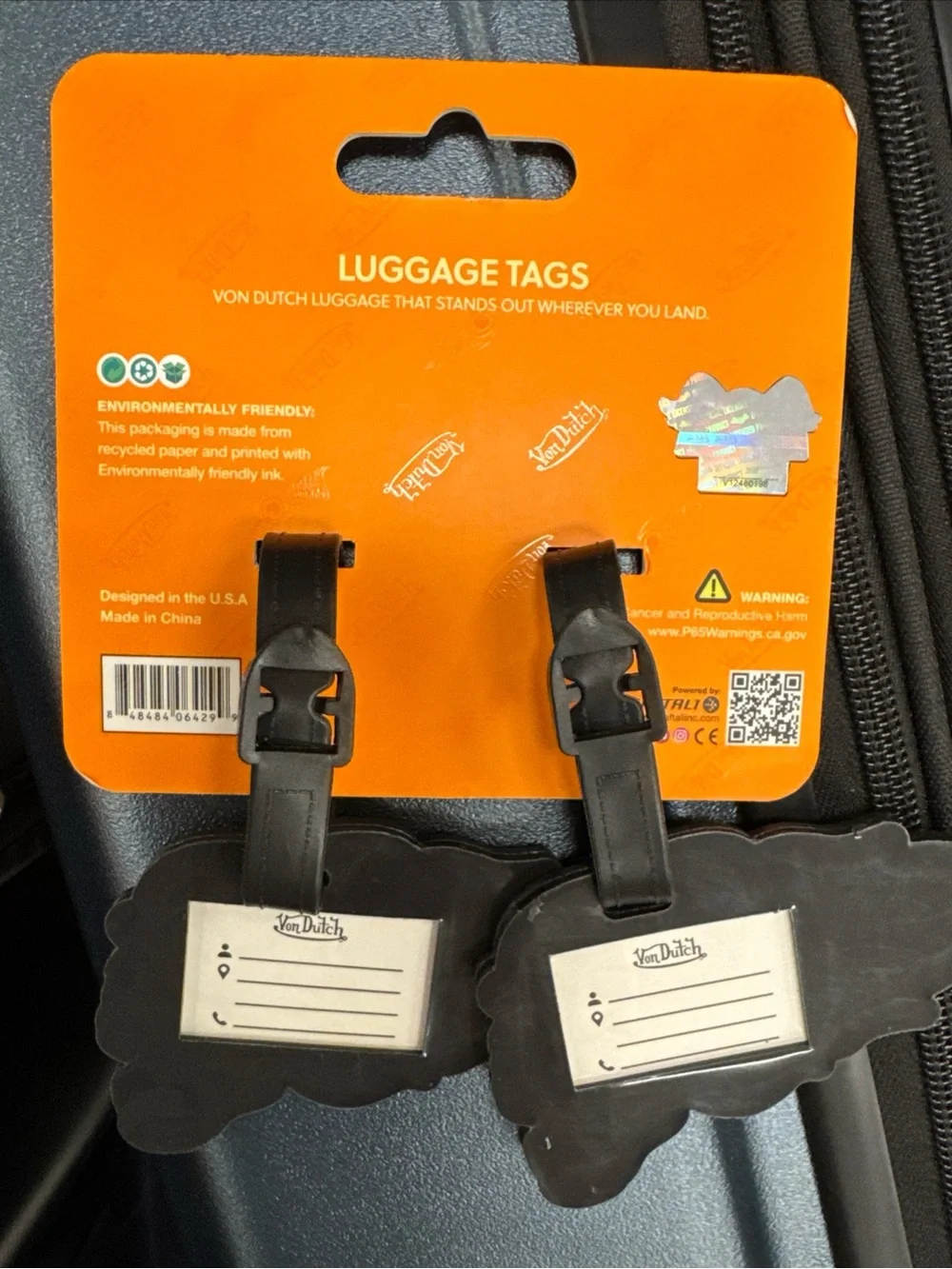 Set of “Von Dutch” Luggage Tags